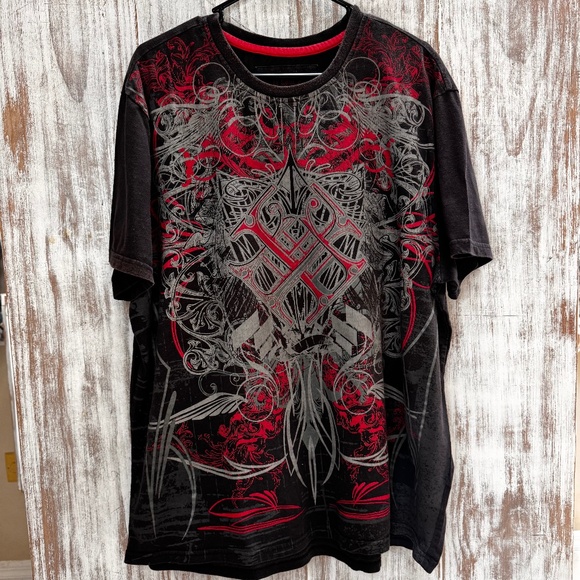 LL Cool J Shirt Mens XL Black Red Graphic Short Sleeve Adult Rap Hip Hop - Picture 1 of 8